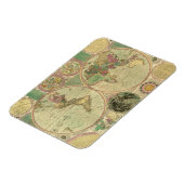 Antiek Wereldkaart van Carington Bowles, ongeveer Magneet (Linkerzijde)