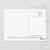 Antiek Wereldkaart van Guillaume de L'Isle, 1720 Briefkaart (Achterkant)