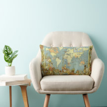 Antiek Wereldkaart van het Britse Rijk, 1886