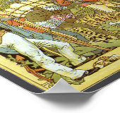 Antiek Wereldkaart van het Britse Rijk, 1886 Poster (Hoek)