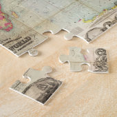 Antiek Wereldkaart van John Colton, circa 1854 Legpuzzel (Zijkant)