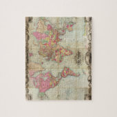 Antiek Wereldkaart van John Colton, circa 1854 Legpuzzel (Verticaal)
