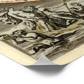 Antiek Wereldkaart van Nicolao Visscher, circa 169 Poster (Hoek)