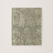 Antiek Wereldkaart van Sebastian Münster ongeveer  Legpuzzel (Verticaal)