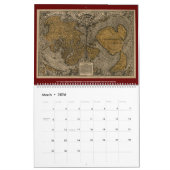 Antiek Wereldkaarten - 16e tot 18e eeuw Kalender (Mar 2026)