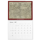 Antiek Wereldkaarten - 16e tot 18e eeuw Kalender (Feb 2027)