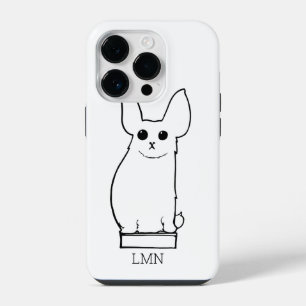 Antiek wezen met grote oren met monogram iPhone 14 plus hoesje