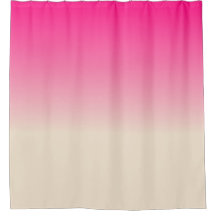 Antiek White en Winter Sky Pink Ombre Pattern