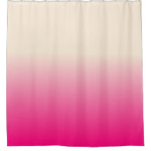 Antiek White en Winter Sky Pink Ombre Pattern
