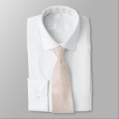 Antiek White Gainsboro Pink Grey Monogram Necktie Stropdas (Gebonden)