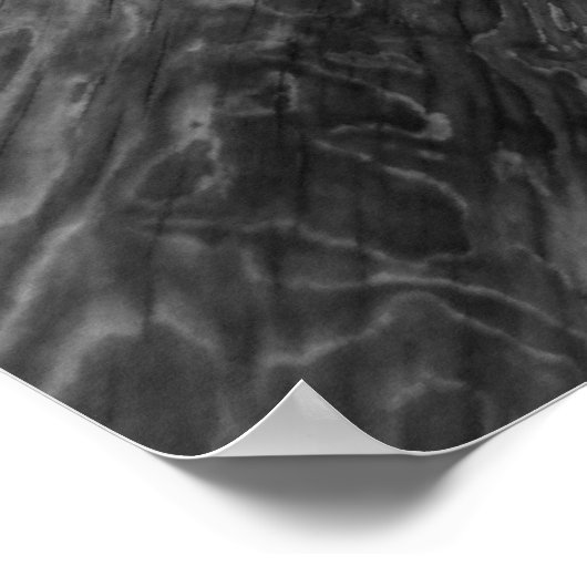 Antiek wiel - zwart en wit Poster (Hoek)