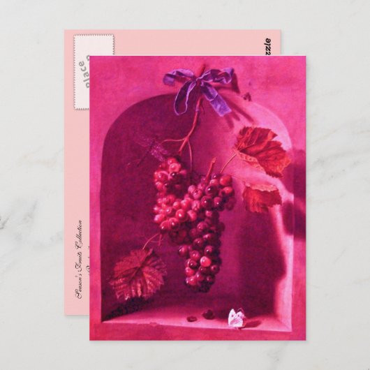 ANTIEK wijnbouw, wijnbouw Rustige wijnbouw Briefkaart (Voorkant / Achterkant)