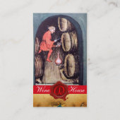 ANTIEK WIJNKELDER MONOGRAM VISITEKAARTJE (Achterkant)