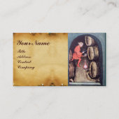 ANTIEK WIJNKELDER MONOGRAM VISITEKAARTJE (Voorkant)