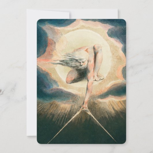 Antiek William Blake Earth Compass Symboliek Kaart (Voorkant)