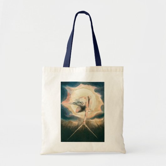 Antiek William Blake Earth Compass Symboliek Tote Bag (Voorkant)