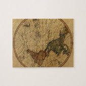 Antiek William Faden 1786 Westerne Hemisphere Map Legpuzzel (Horizontaal)