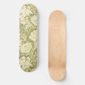 Antiek William Morris Chrysanthemum Patroon Persoonlijk Skateboard (Voorkant)