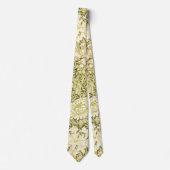 Antiek William Morris Chrysanthemum Patroon Stropdas (Voorkant)