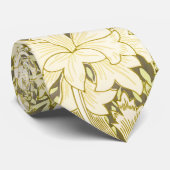 Antiek William Morris Chrysanthemum Patroon Stropdas (Opgerold)