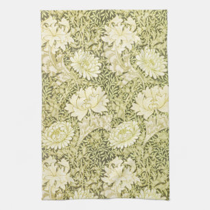 Antiek William Morris Chrysanthemum Patroon Theedoek