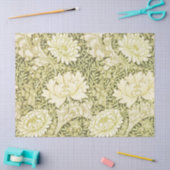 Antiek William Morris Chrysanthemum Patroon Tissuepapier (Craft)