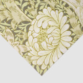 Antiek William Morris Chrysanthemum Patroon Tissuepapier (Detail)