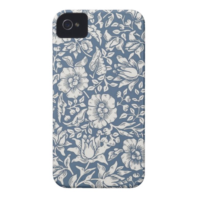 Antiek William Morris Design iPhone 4/4S Hoesje (Achterkant)