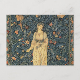 Antiek William Morris Flora Briefkaart