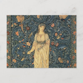 Antiek William Morris Flora Briefkaart