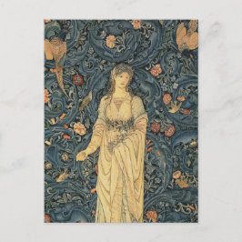 Antiek William Morris Flora Briefkaart