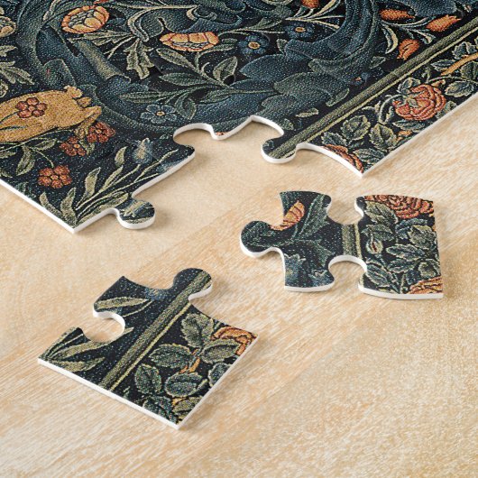 Antiek William Morris Flora Legpuzzel (Zijkant)