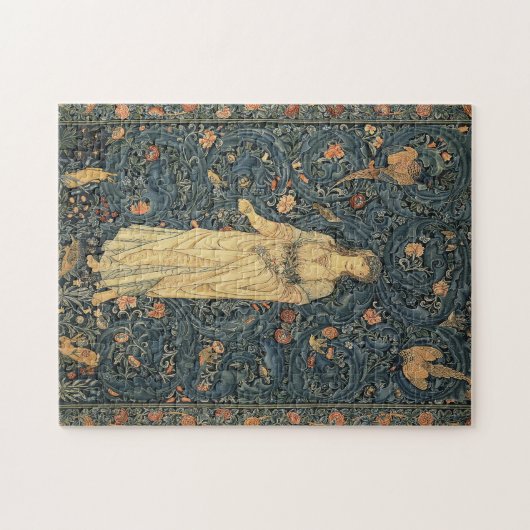 Antiek William Morris Flora Legpuzzel (Horizontaal)