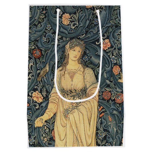 Antiek William Morris Flora Medium Cadeauzakje (Achterkant)