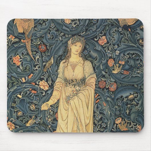 Antiek William Morris Flora Muismat (Voorkant)