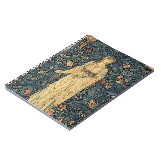 Antiek William Morris Flora Notitieboek (Linkerzijde)