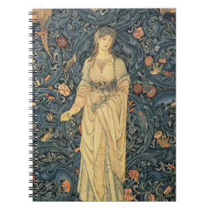 Antiek William Morris Flora Notitieboek