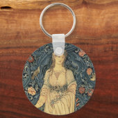 Antiek William Morris Flora Sleutelhanger (Voorkant)