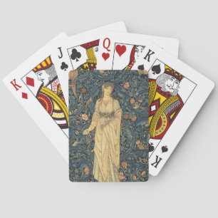 Antiek William Morris Flora Speelkaarten