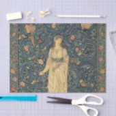 Antiek William Morris Flora Tissuepapier (Craft)