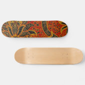 Antiek William Morris India Wallpaper Persoonlijk Skateboard (Horizontaal)