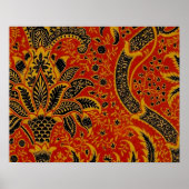 Antiek William Morris India Wallpaper Poster (Voorkant)