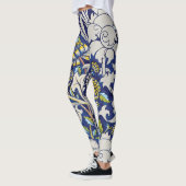 Antiek William Morris-patroon Leggings (Links)