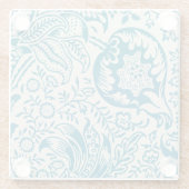  Antiek William Morris Snake's Head Print Glazen Onderzetter (Achterkant)