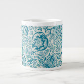 Antiek William Morris Snake's Head Print Grote Koffiekop (Voorkant)