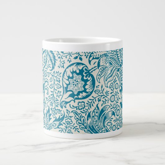  Antiek William Morris Snake's Head Print Grote Koffiekop (Voorkant)