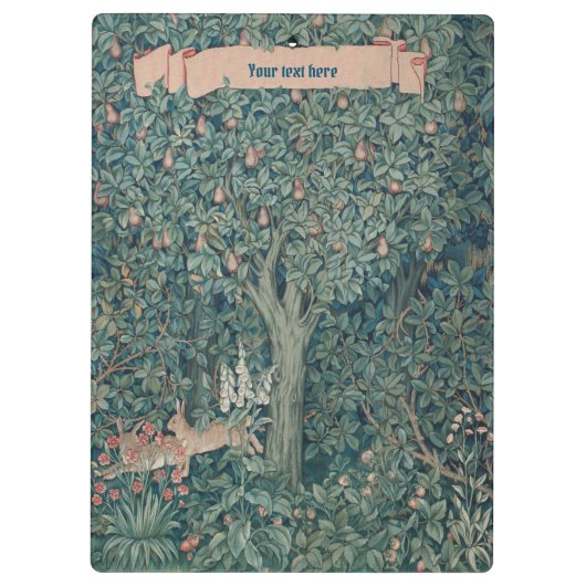 Antiek William Morris Tapestry Klembord (Achterkant)