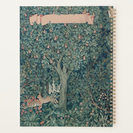 Antiek William Morris Tapestry Planner (Achterkant)