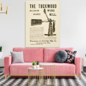 Antiek windenergie The Tuckwood Whitewater Wis 188 Canvas Afdruk (Insitu (Woonkamer))