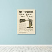 Antiek windenergie The Tuckwood Whitewater Wis 188 Canvas Afdruk (Insitu (Houten vloer))